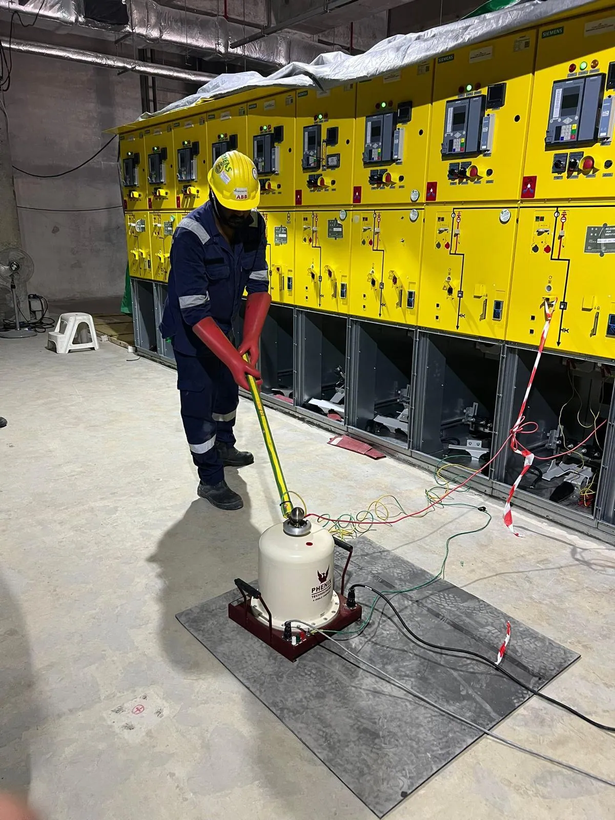 Switchgear Panel Installation